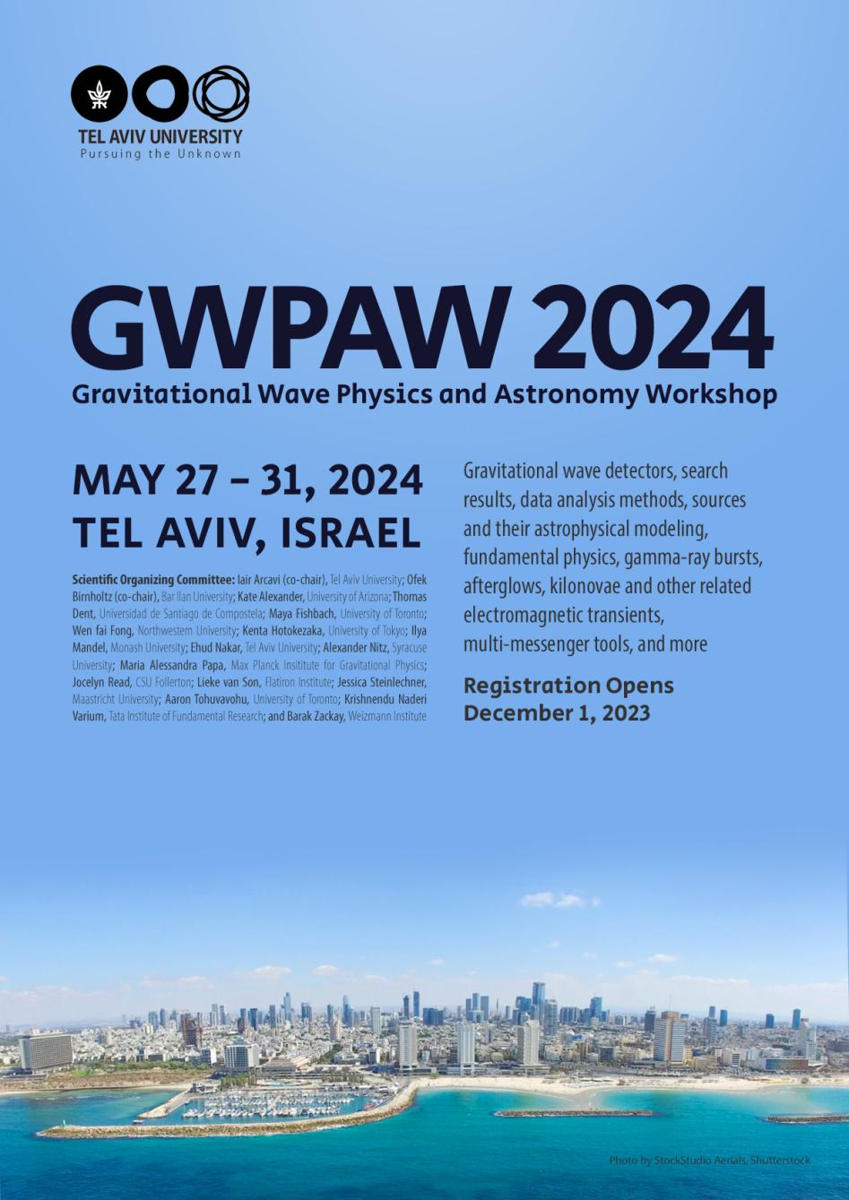 GWPAW 2024 Save the Date Poster May 27-31 in Tel Aviv